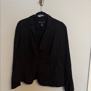 Lane Bryant Classic Black Blazer Size 20 Single Button